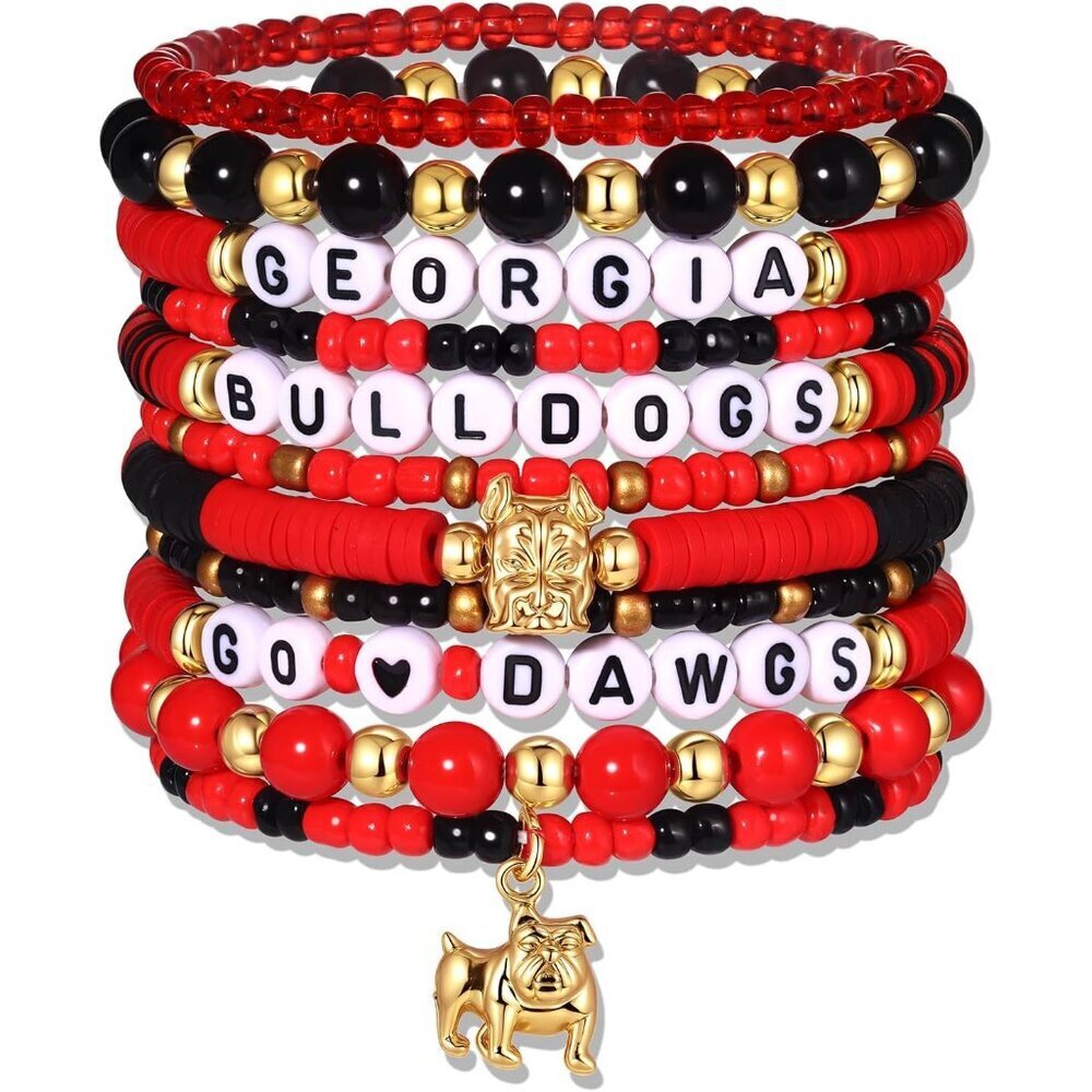Game Day Stackable Bracelets College Football Tea… - image 1